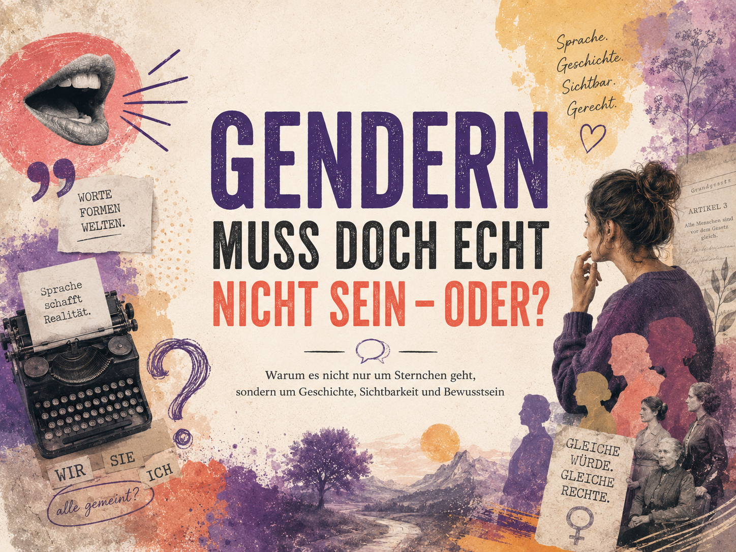 Gendern muss doch echt nicht sein – oder?